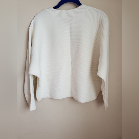 Ann Taylor.  3/4 sleeve ottoman sweater. NWT, SZ M - Picture 3 of 9